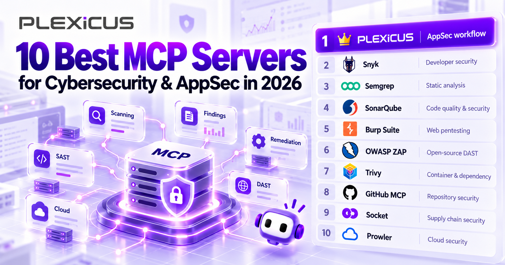 10 Best MCP Servers for Cybersecurity and Application Security in 2026