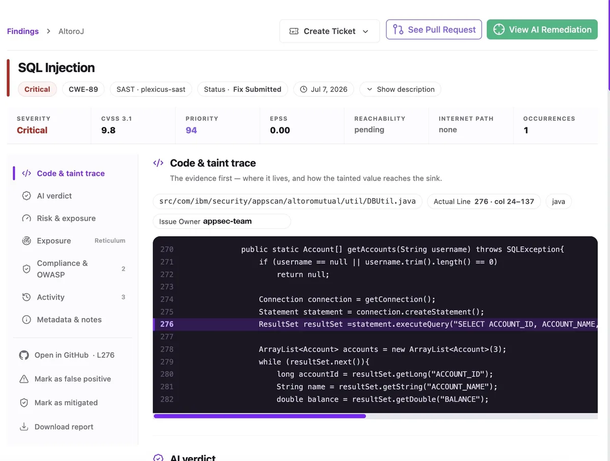 Finding context in Plexicus · synthetic demo data
